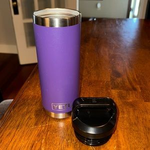 Purple YETI 18oz Rambler